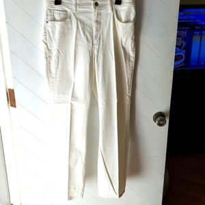 Lee Women's Platinum Classic Straight Leg Jeans Size 12 Short White